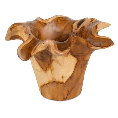 Teak Flow - Outdoor Bowl - Natural