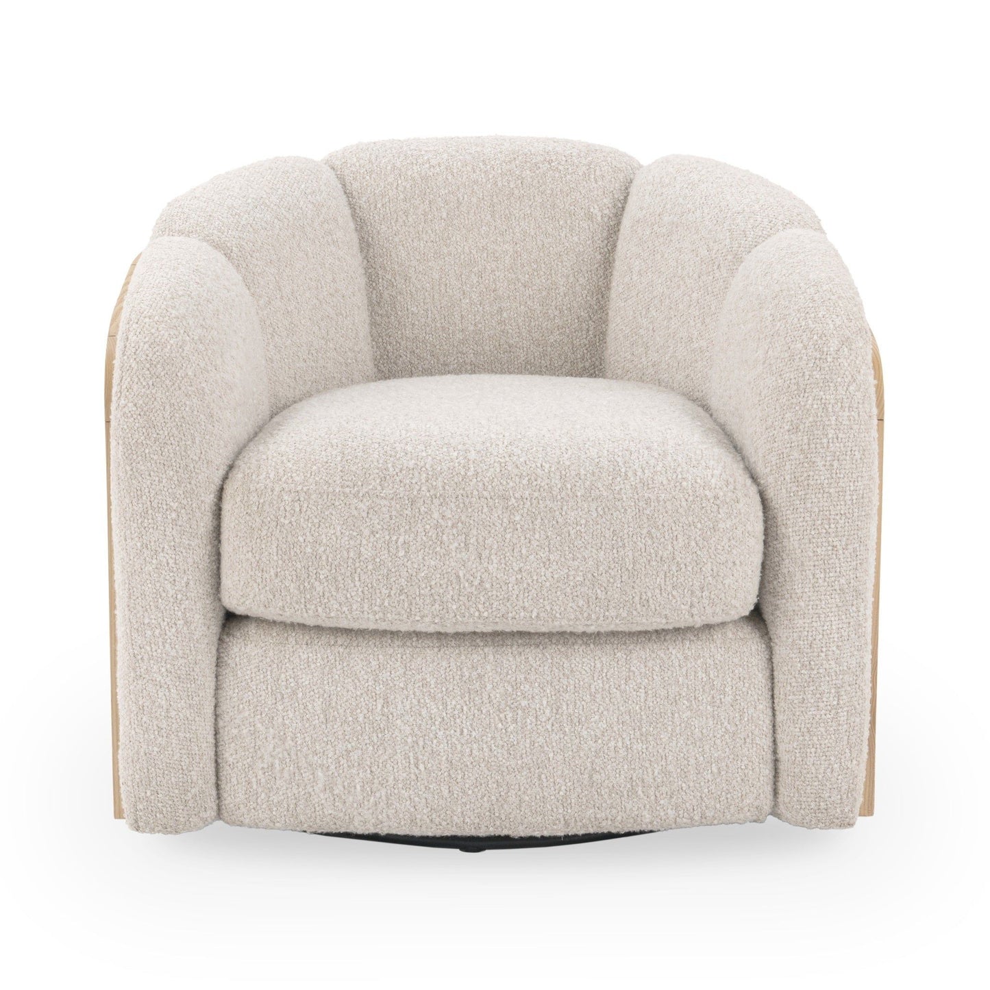 Daisy - Upholstered Swivel Chair - Coastal Sand