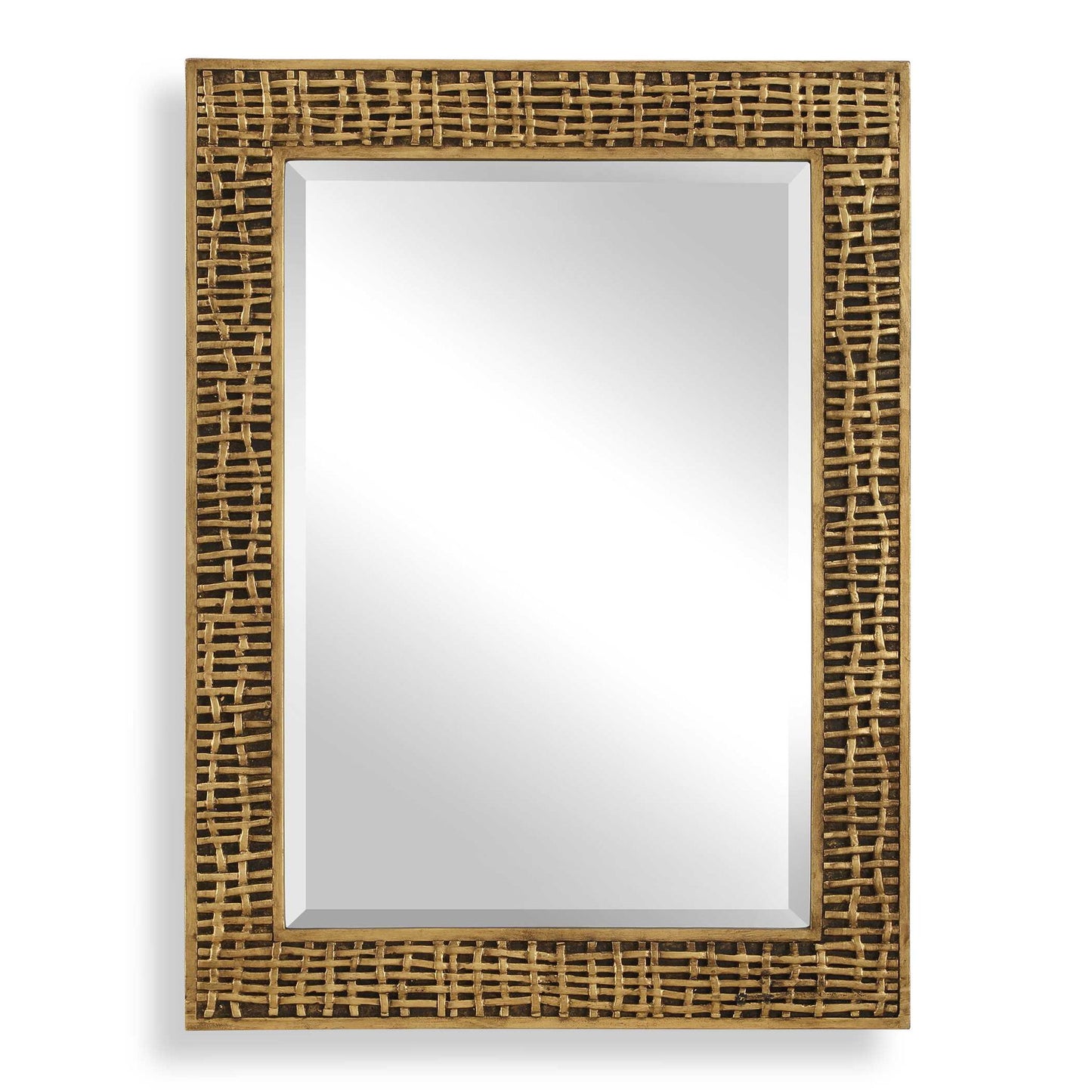 Woven In - Time Mirror - Gold