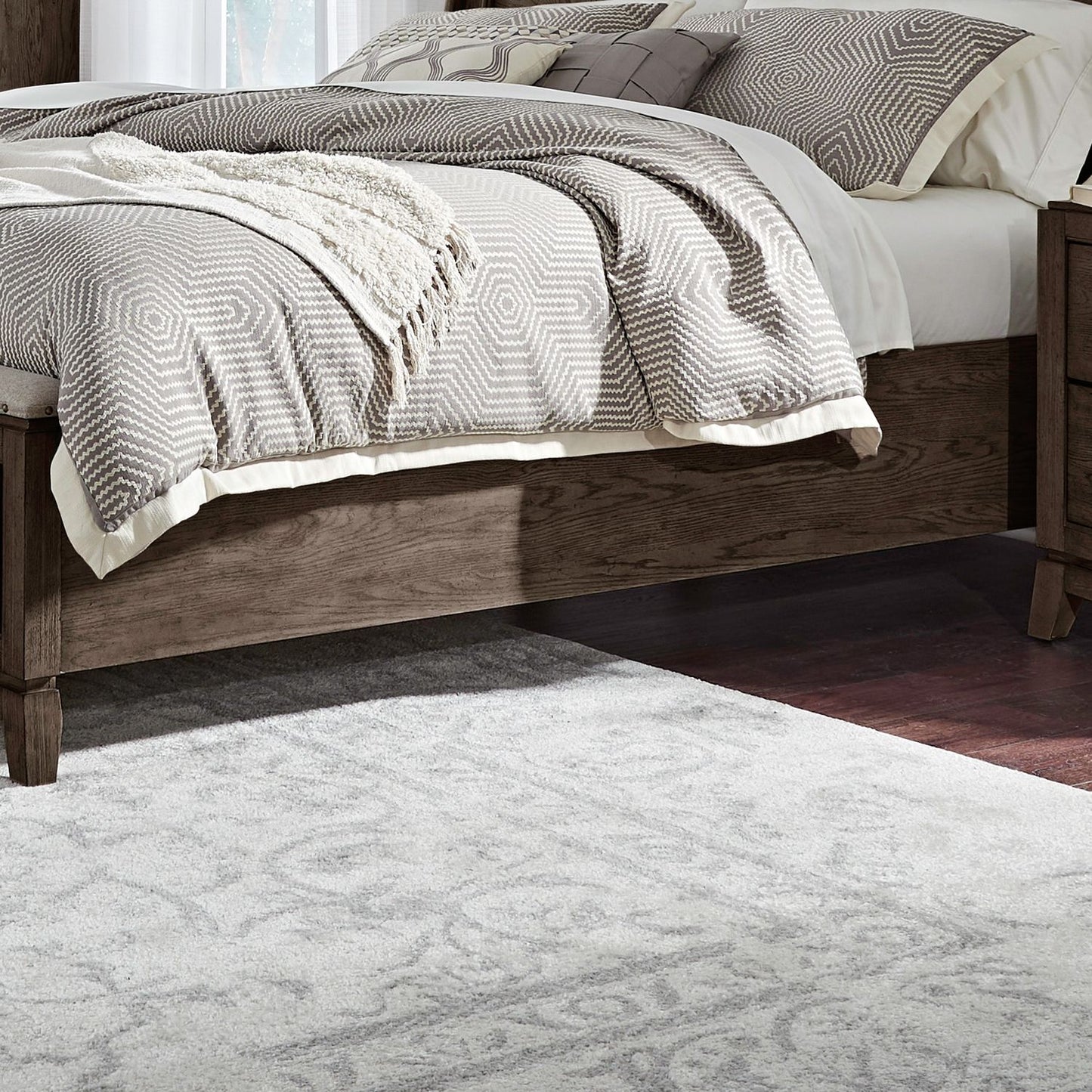 Avalon - Storage Bed Rails - Brown