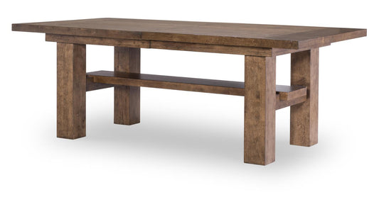 Artisan's Place - Trestle Dining Table Top - Vintage Pine Ironwood