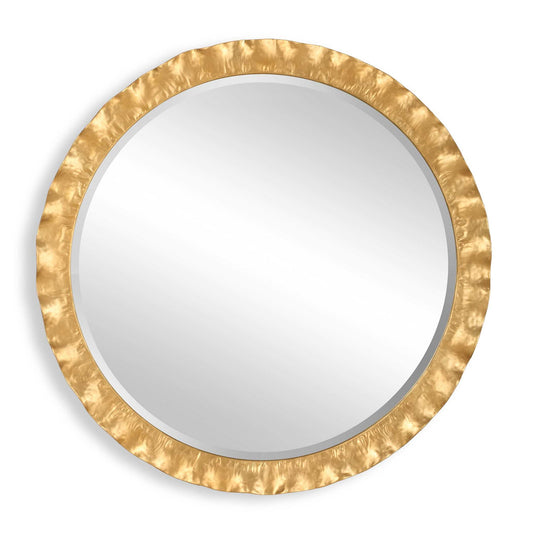 Haya - Round Mirror - Gold