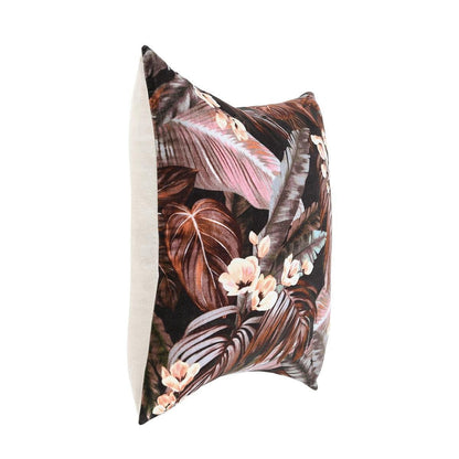 Radiant Oasis - 22" x 22" Makana Pillow - Brown