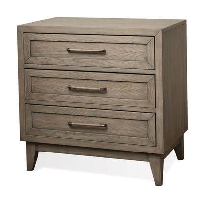 Vogue - 3 Drawer Nightstand - Dark Brown