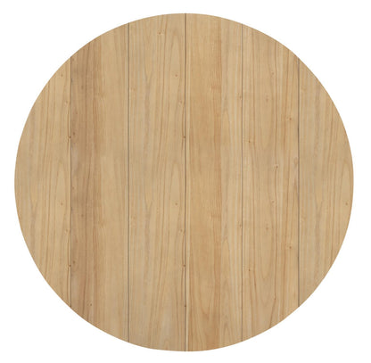 XXX's And OOO's - Round Table Base - Amber And Cocoa