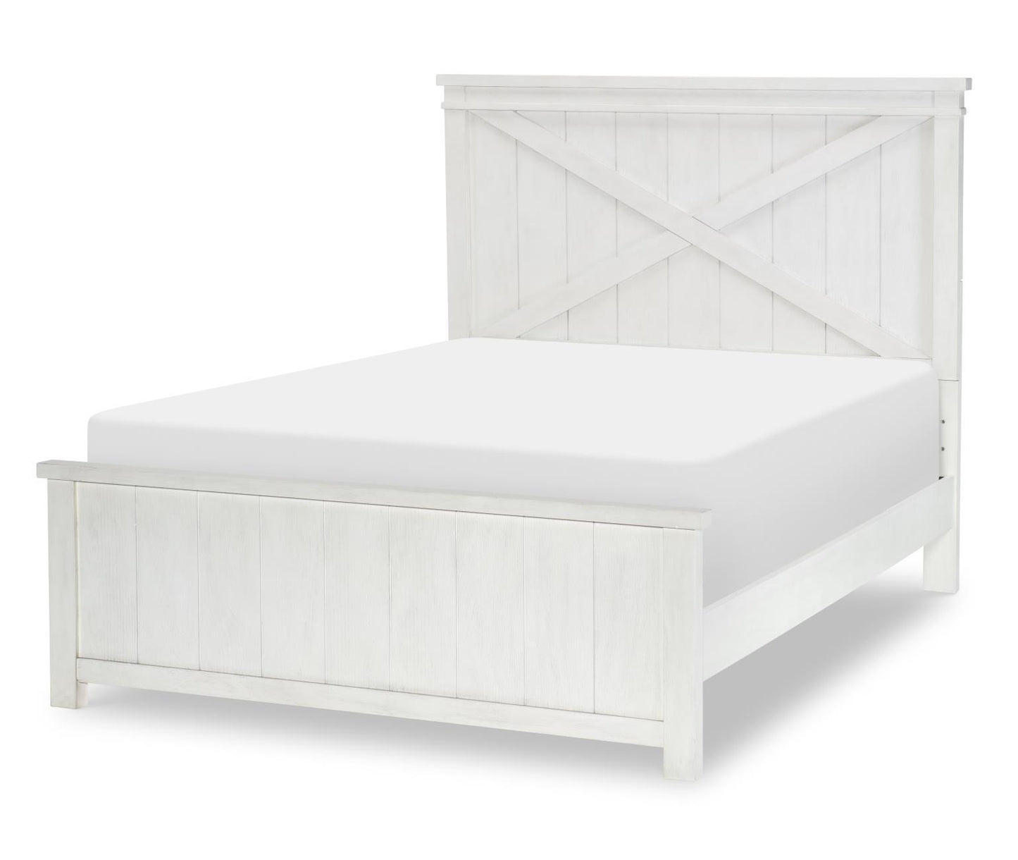 Flatiron - Full Panel Footboard - Aged White