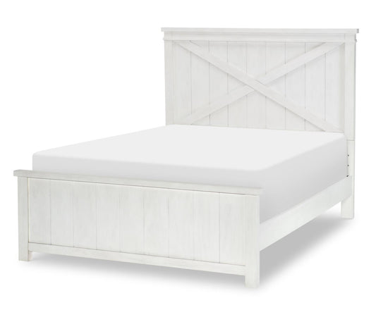 Flatiron - Panel Headboard Full - Aged White