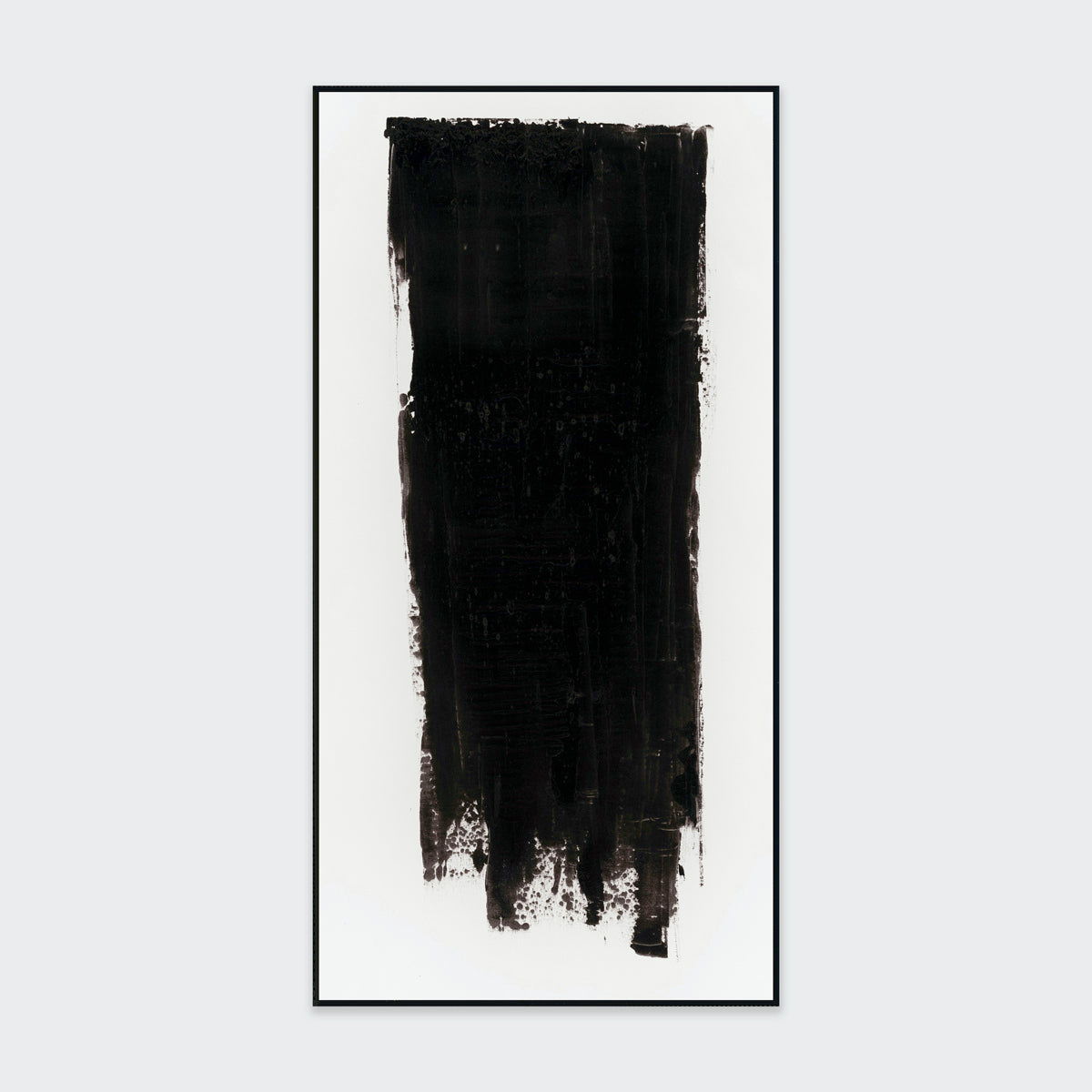 Monolith - 36" x 72" Painting Art by Buddy Whitlock - Black