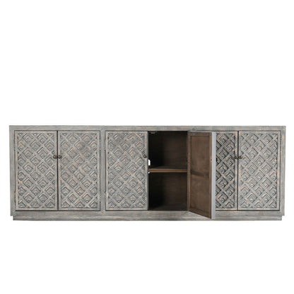Jonas - 6 Door Sideboard - Antique Blue