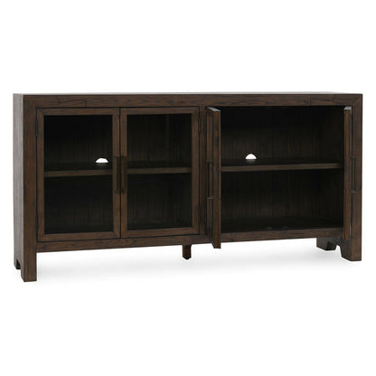Troy - Reclaimed Oak 4 Door Buffet - Suede Brown
