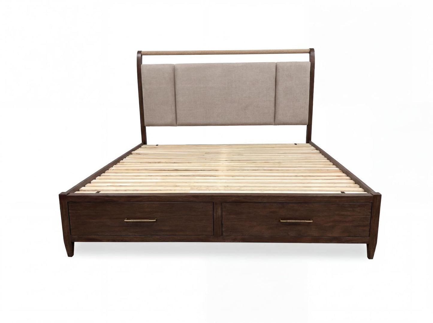 Reflections - King Sleigh Storage Footboard - Dark Roast