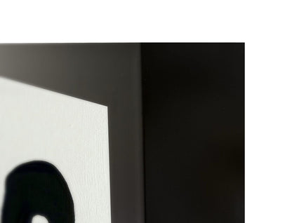 Mono - 48" x 72" Painting By Buddy Whitlock - Black / White