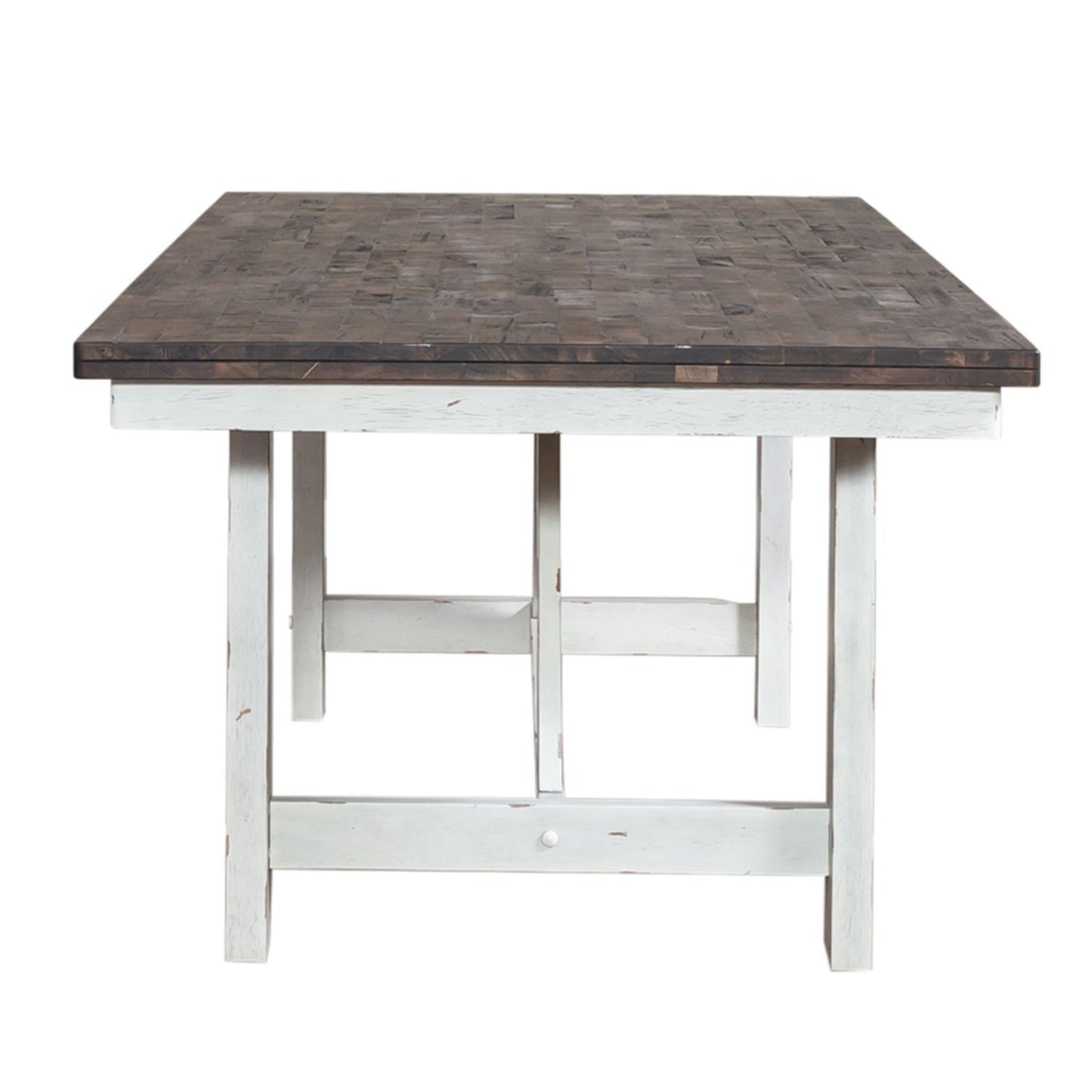 Farmhouse - Fixed Top Trestle Table - White