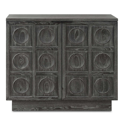 Shelby - 2 Door Ebony Stained Cabinet