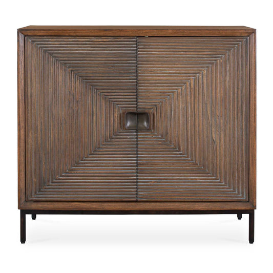 Bottom Line - 2 Door Wood Cabinet - Woodtone