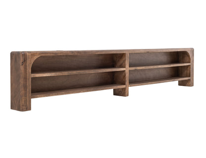 Praga - Queen Storage Platform - Almond / Barrel Brown