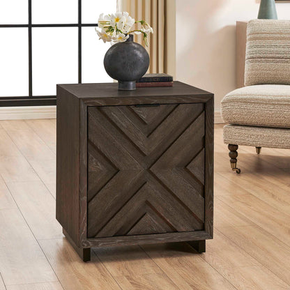 Barrett - Oak Cabinet - Dark Charcoal