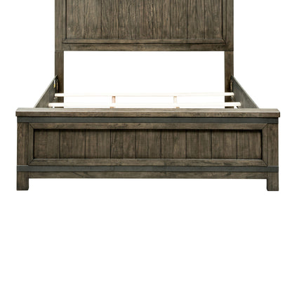 Thornwood Hills - King Panel Footboard - Dark Brown