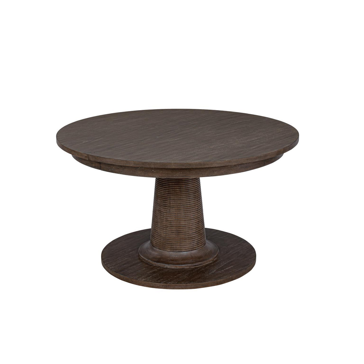 Reflections - Round Dining Table Base - Dark Roast