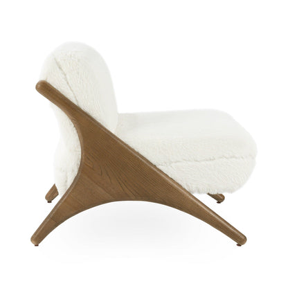 Georgia - Upholstered Accent Chair - White