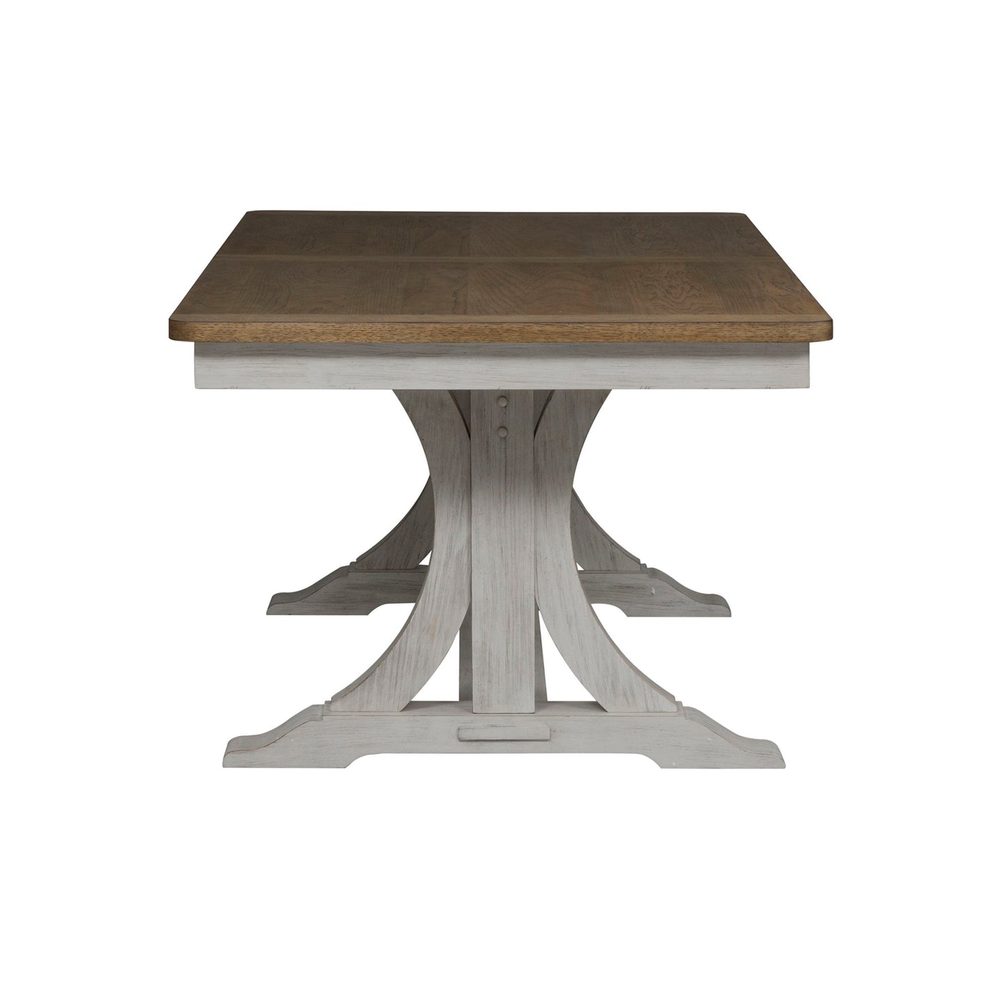 Farmhouse Reimagined - Trestle Table Base - White