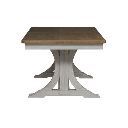 Farmhouse Reimagined - Trestle Table Base - White