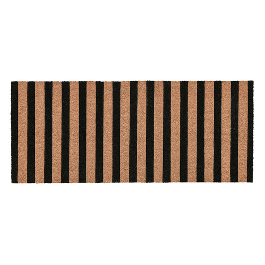 Doormats - Striped Doormat - Black / Natural