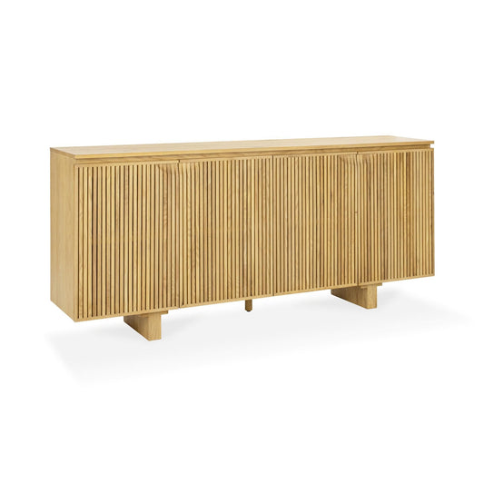 Roya - 4 Door Cabinet - Oak Natural