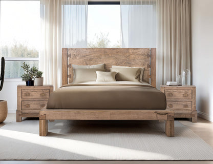 Atenas - Queen Headboard - Desert Brown