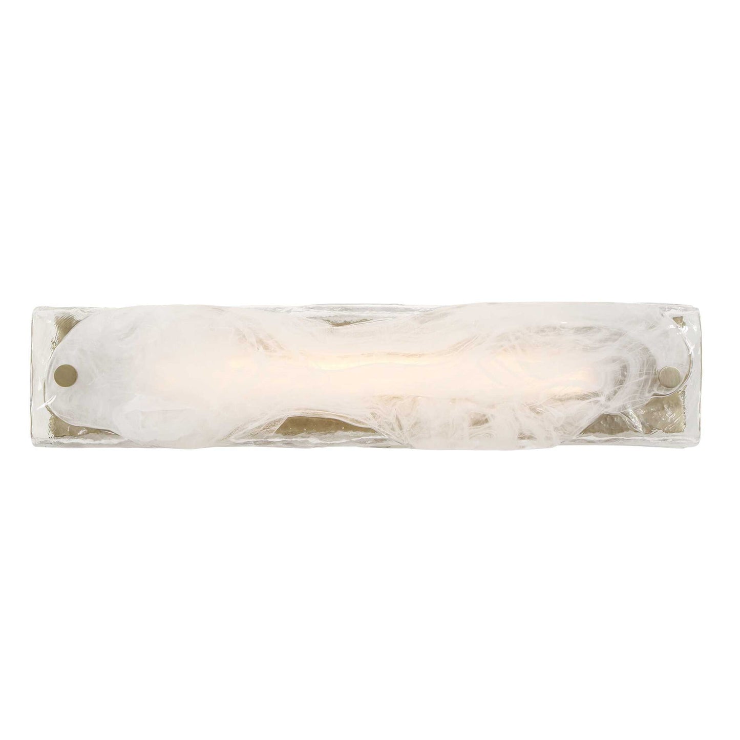 Taffy - 1 Light LED Swirl Glass Sconce - White