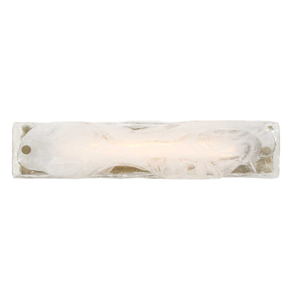 Taffy - 1 Light LED Swirl Glass Sconce - White