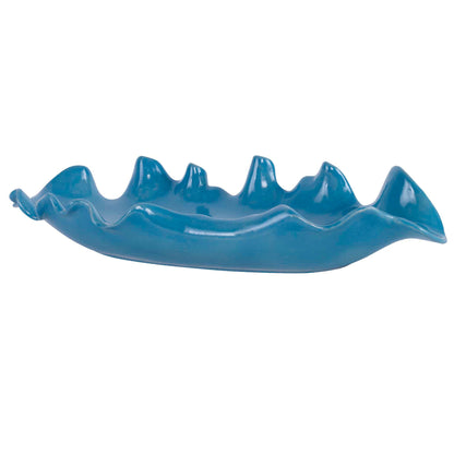 Ruffled Feathers - Blue Bowl