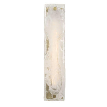 Taffy - 1 Light LED Swirl Glass Sconce - White
