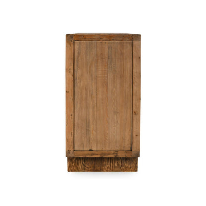 Bast - Pine Wood 4 Door Cabinet