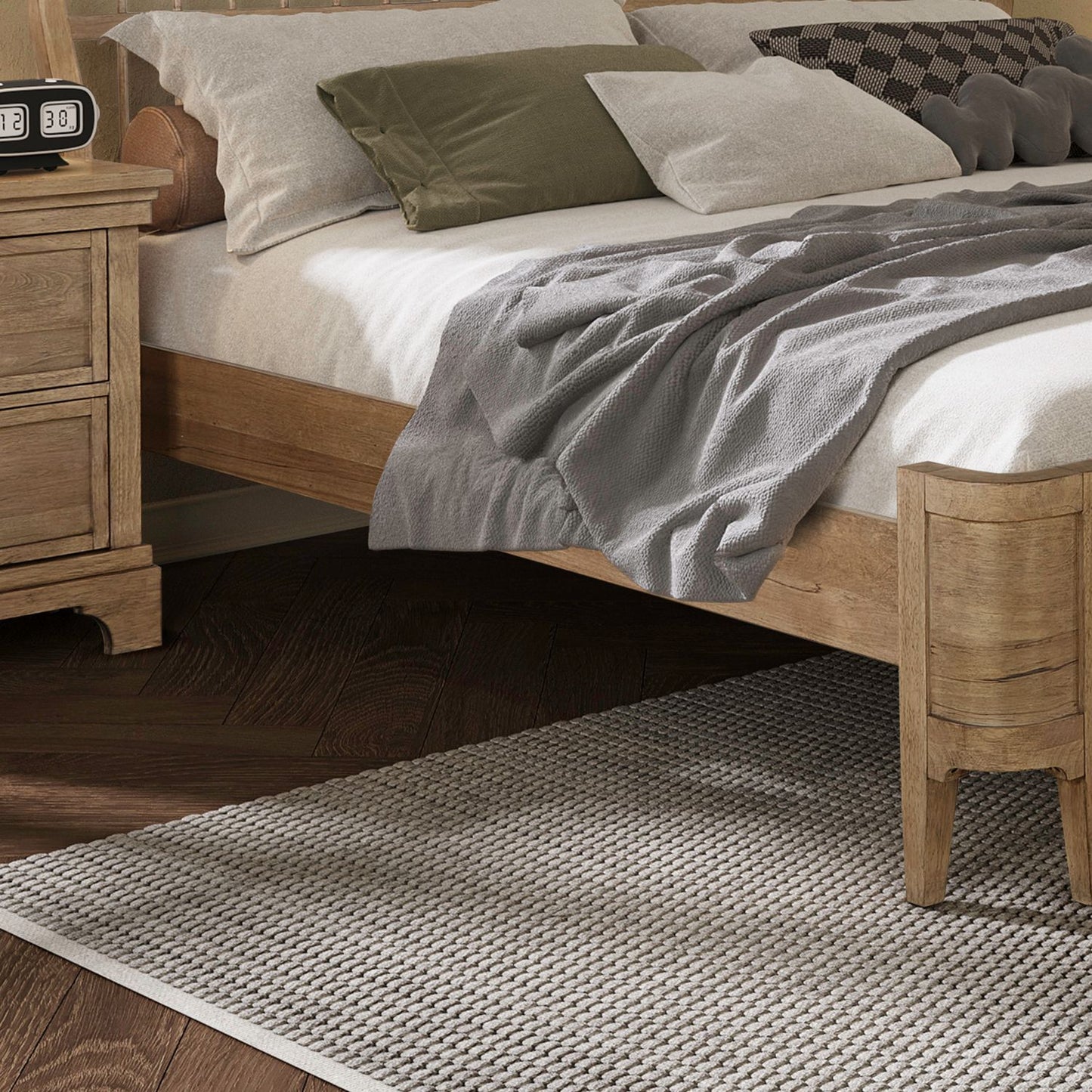 Haven Hills - Panel Bed Rails - Camel Beige