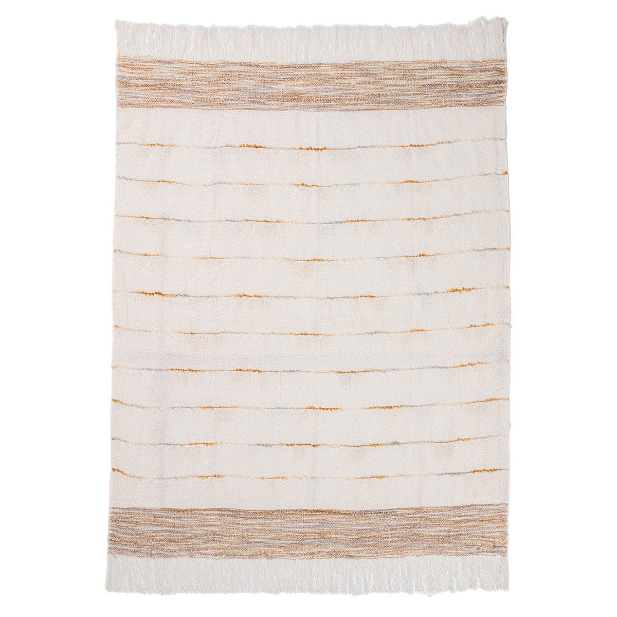 Throws - TC Albedo Throw - Ivory / Rust