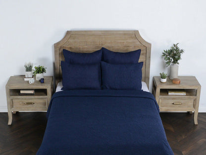 Elara - Standard Sham - Indigo