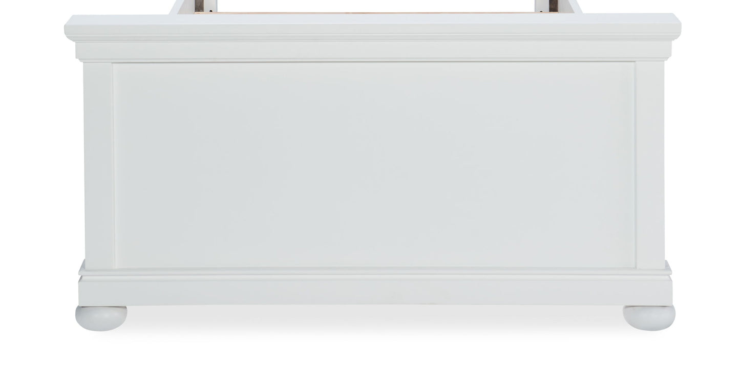 Canterbury - Twin Panel Footboard With Slat Roll - White