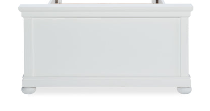 Canterbury - Twin Panel Footboard With Slat Roll - White