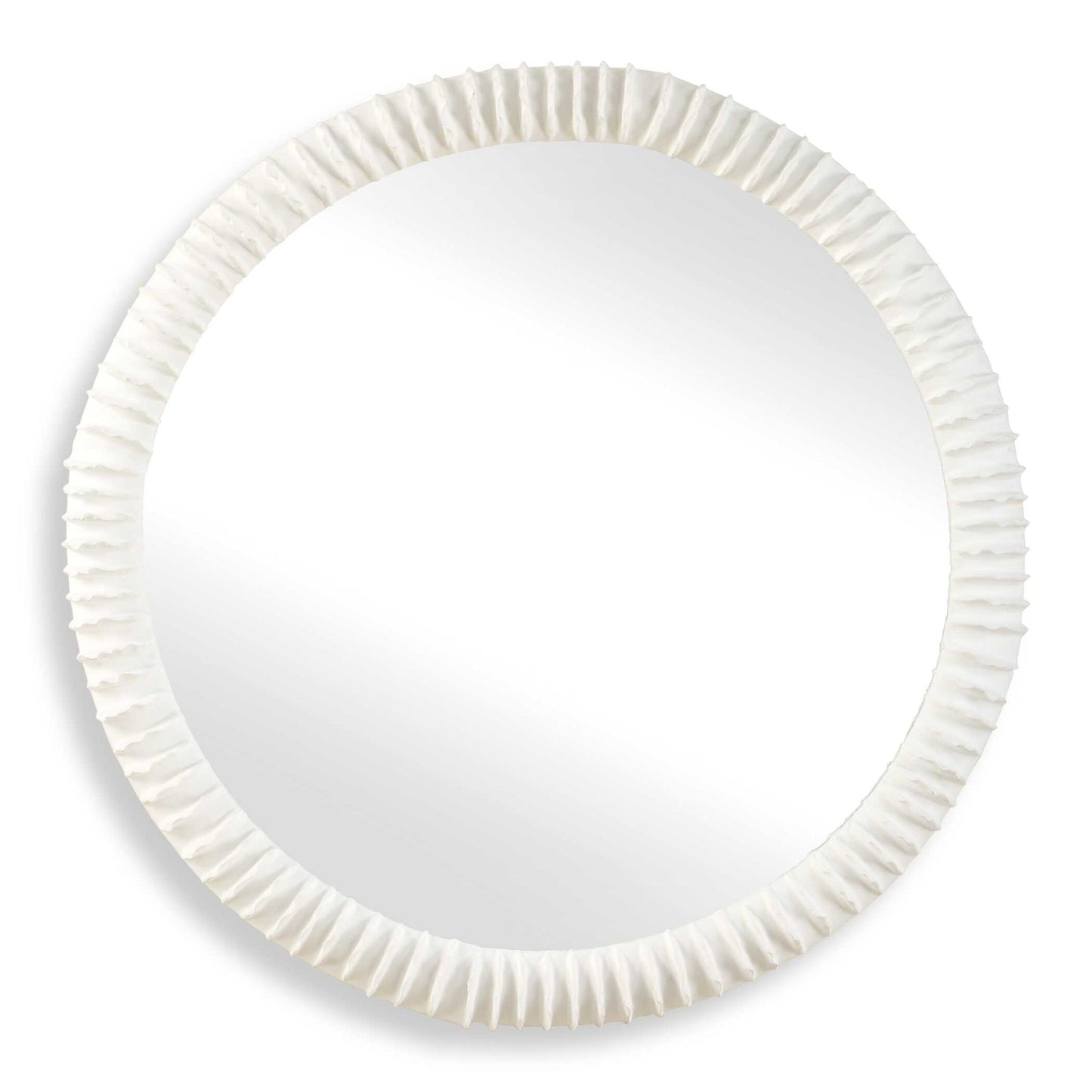 Akiko - Round Mirror - White