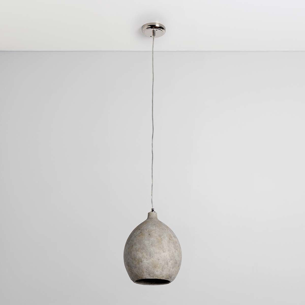 Teresa - Concrete Pendant - Deep Gray