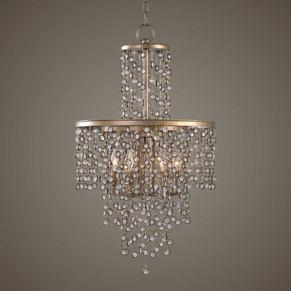 Valka - 6 Light Crystal Chandelier - Light Brown