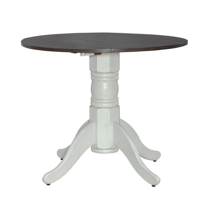 Brook Bay - Drop Leaf Table Base - White