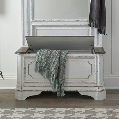 Magnolia Manor - Hall Tree Base - Antique White
