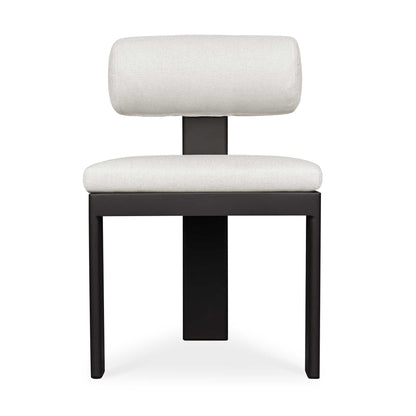 Bolster Back - Outdoor Dining Chair - White