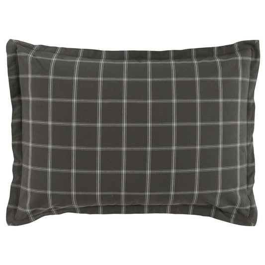 Hudson - Standard Sham - Plaid Gray