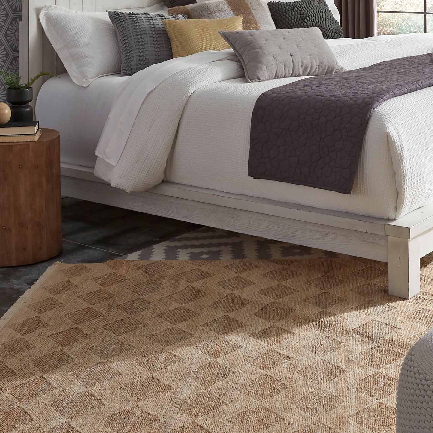 Modern Farmhouse - Platform Bed Rails - White