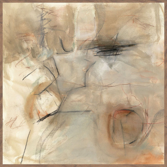 Ochre II - 48" x 48" Painting By Buddy Whitlock - Walnut
