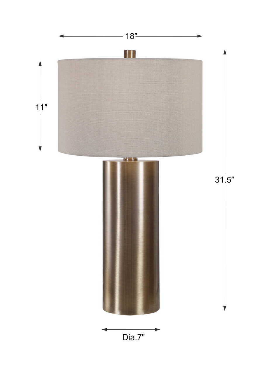 Taria - Table Lamp - Brushed Brass
