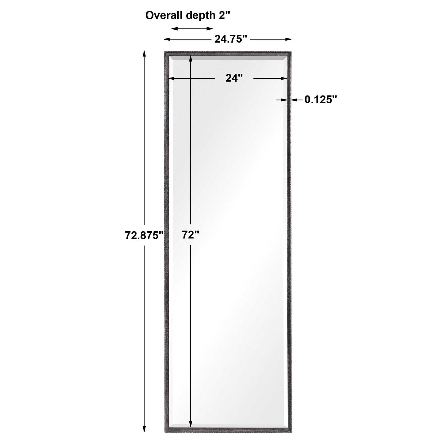 Callan - Dressing / Leaner Mirror - Black